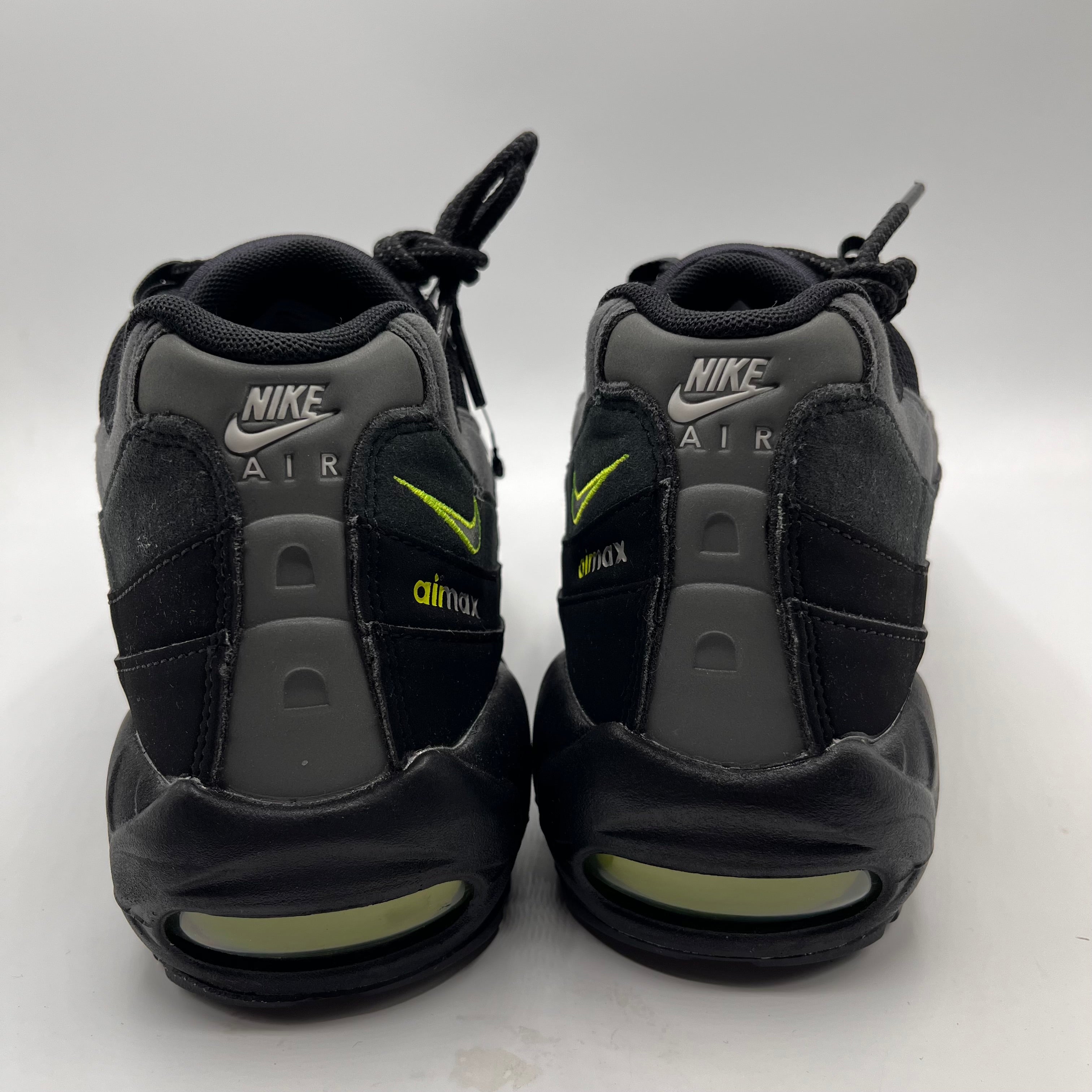 Nike Air Max 95s, Smoke Grey Volt.