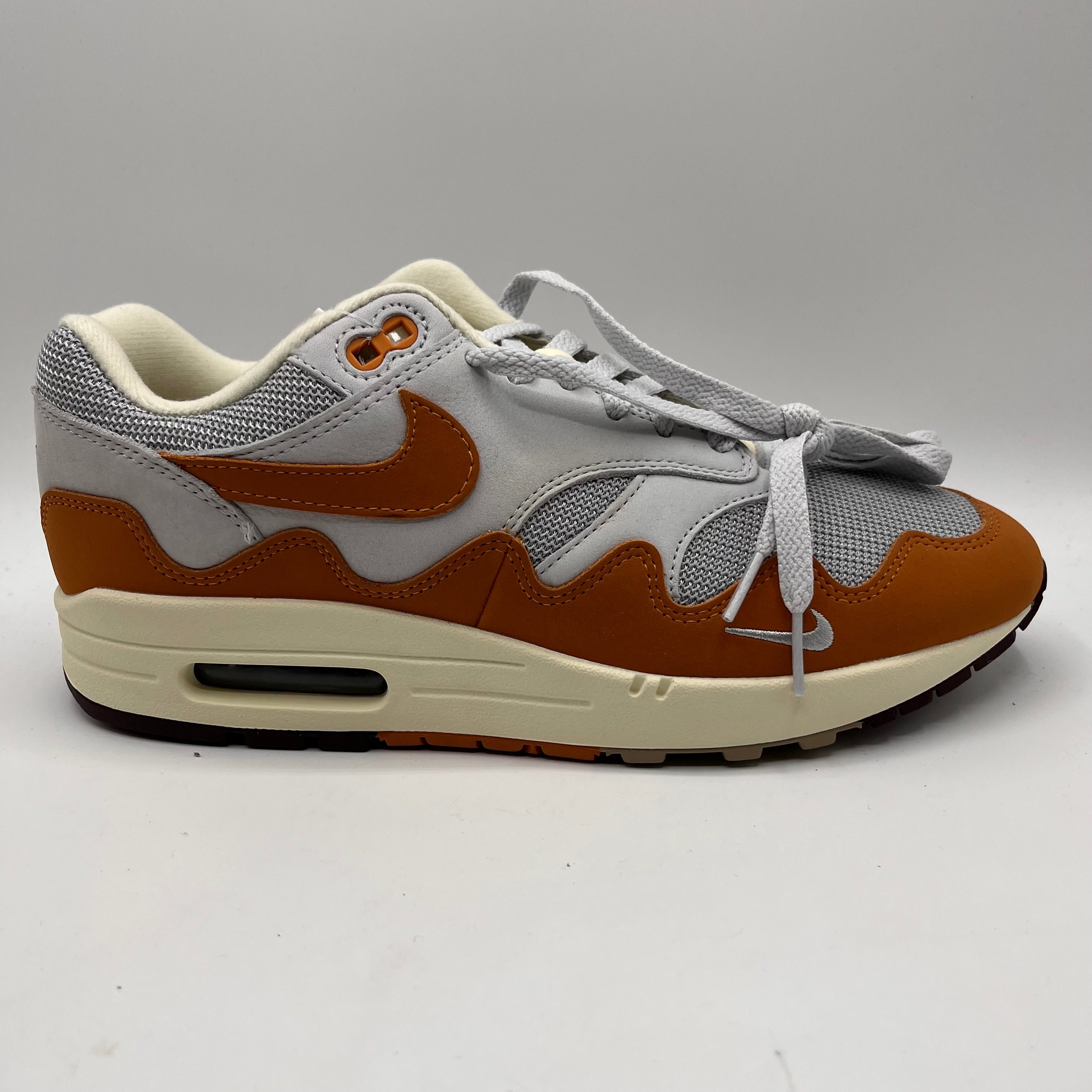 Nike Air Max 1 /P, Metallic Silver Monarch - UK7.5